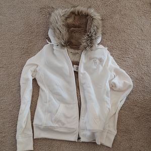 NWT Women's A&F lined hoodie sz large